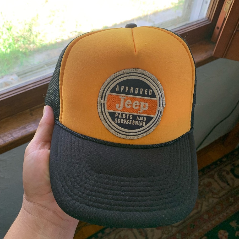 Vintage Jeep Snapback with Black Mesh